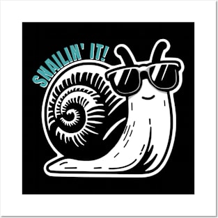 Snailin It Posters and Art